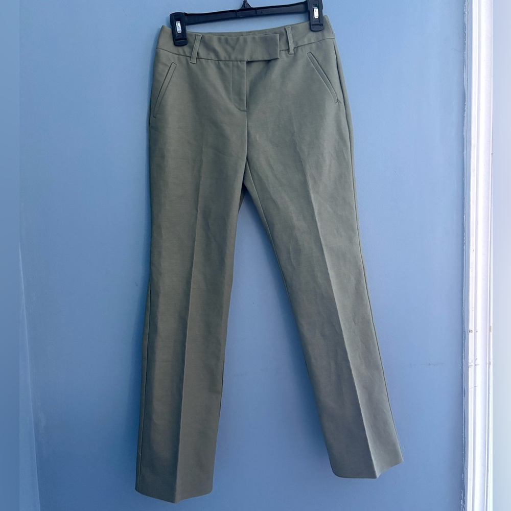 Charter Club Petite Slim Fit Pants - Olive